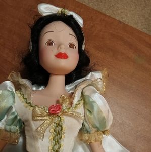 Snow white porcelain doll